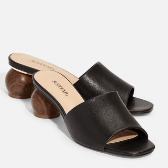 Slip-On Mules with Unique Heel - Picture 6 of 6